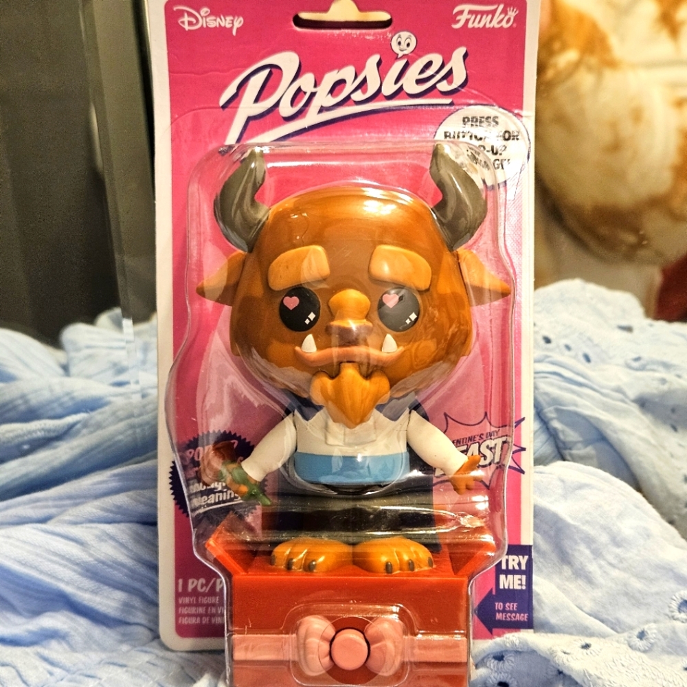 NIB!!! Valentines Beauty and the Beast Disney Popsies  Funko Collectible